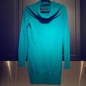 French Connection Green Stretch Tunic size M